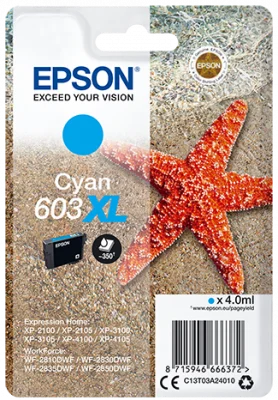 EPSON siglepack, Cyan 603XL