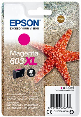 Inkoustová náplň EPSON 603XL purpurová