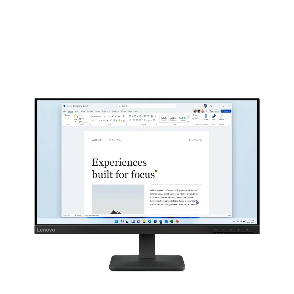 Lenovo L24-4e 23,8" IPS 1980x1080 100Hz 4ms černý