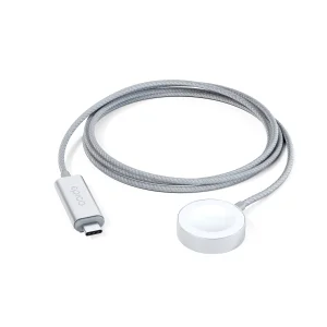 Epico USB-C Charger Apple Watch 1,2m - stříbrná - obrázek 2