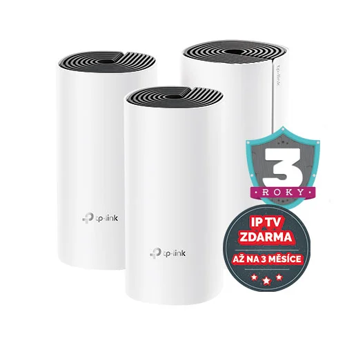 TP-Link Deco P9 Mesh Wi-Fi Powerline systém AC1200 3ks