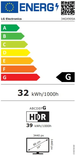 LG UltraGear 34GX90SA-W 34" OLED wQHD 240Hz 1ms - obrázek 4