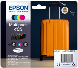 Inkoustová náplň Epson 405 DURABrite Ultra čtyřbalení