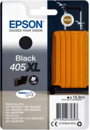 Epson Singlepack Black 405XL DURABrite Ultra Ink