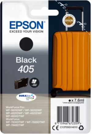 Epson Singlepack Black 405 DURABrite Ultra Ink