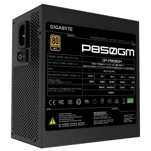 GIGABYTE zdroj 850W 80PLUS Gold Modular - obrázek 2