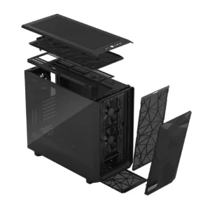 Fractal Design Meshify 2 Black TG Light Tint/Midi Tower/Transpar./Černá - obrázek 2