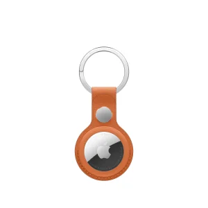 AirTag FineWoven Key Ring - Fox Orange