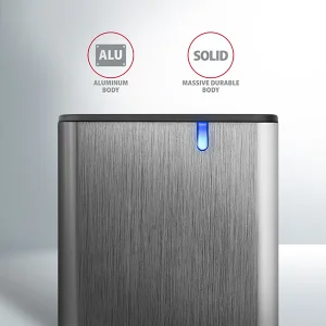AXAGON EEM2-SG2, USB-C 3.2 Gen 2 - M.2 NVMe & SATA SSD kovový RAW box, bezšroubkový, stříbrný - obrázek 7