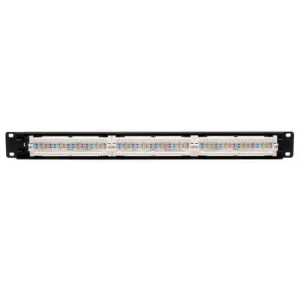Patch panel pro montáž do racku 1U, 24x Cat6/Cat5, 568B, RJ45 Ethernet - obrázek 3