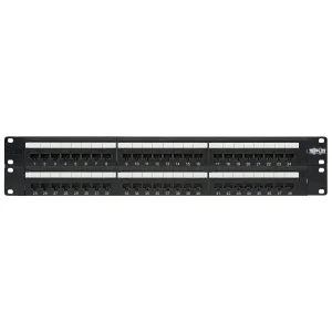 Patch panel pro montáž do racku 2U, 48x Cat6/Cat5 568B, RJ45 Ethernet - obrázek 3