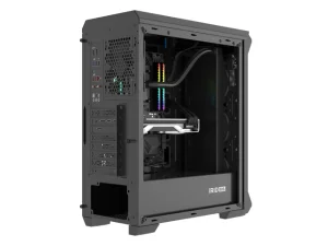 Počítačová skříň Genesis IRID 505F/Midi Tower/Transpar./Černá - obrázek 9