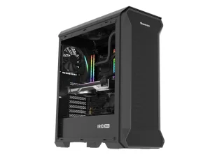 Počítačová skříň Genesis IRID 505F/Midi Tower/Transpar./Černá - obrázek 5