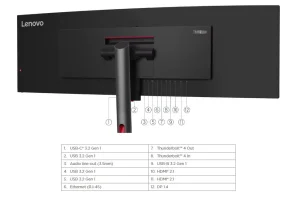 Lenovo ThinkVision P49w-30 49" IPS 5120x1440 60Hz - obrázek 5