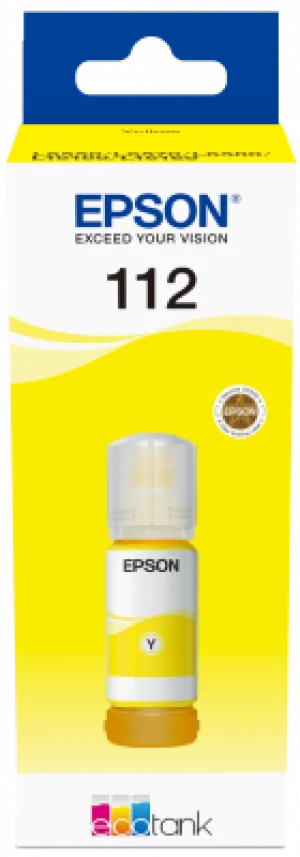 Epson 112 EcoTank Pigment Yellow ink bottle