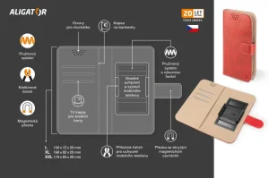 ALIGATOR Pouzdro UNI-FIX, vel.XXL(170*83) červená - obrázek 4