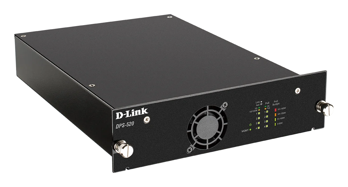D-Link DPS-520 Redundant Power Supply for DGS-1520-28 and DGS-1520-52