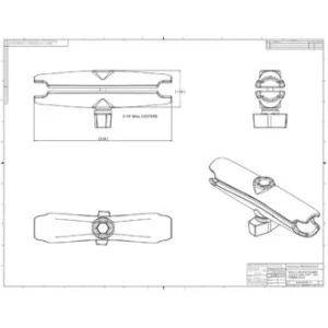 RAM Mounts rameno dlouhé, kovové, pro 1" kulové čepy (celková délka 152 mm) - obrázek 4