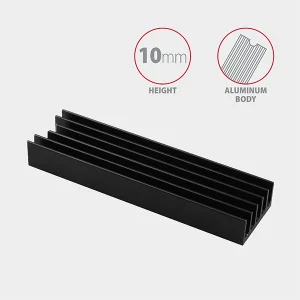 AXAGON CLR-M2L10, hliníkový pasivní chladič pro M.2 2280 SSD, výška 10 mm - obrázek 6
