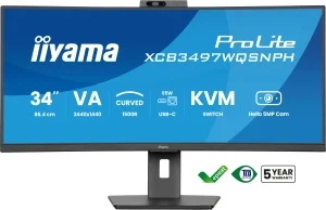 IIYAMA ProLite XCB3497WQSNPH-B1 34" VA WQHD 120Hz 0,4ms