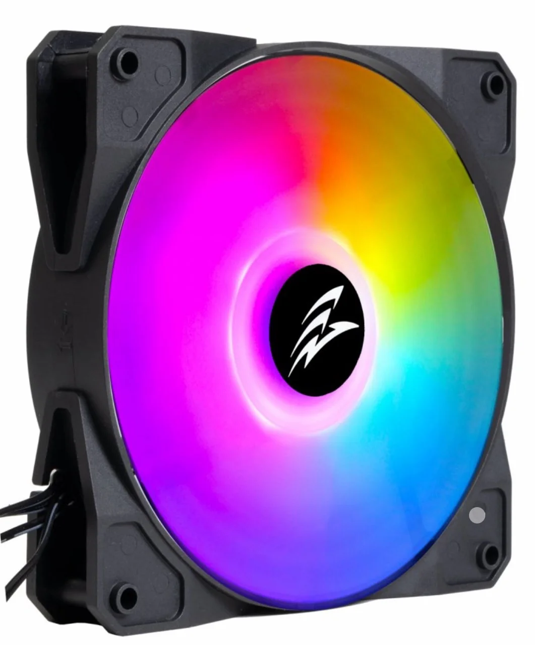 EVOLVEO 12FMB, ventilátor, 120mm, 4pin molex, ARGB, master, černý