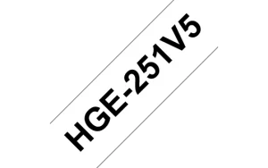 HGE-251, bílá / černá, 24 mm