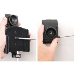 Brodit držák do auta na Apple iPhone 11 Pro v sametu, bez bouzdra, s průchodkou pro Lightning kabel - obrázek 2