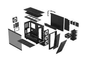 Fractal Design Meshify 2 RGB Black TG Light Tint/Midi Tower/Transpar./Černá - obrázek 6