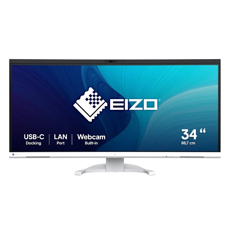 EIZO FlexScan EV3450XC 34" UWQHD+ IPS curved monitor s webkamerou