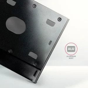 AXAGON RSS-CD09 rámeček pro 2.5" SSD/HDD do DVD slotu, 9.5 mm, LED, hliník - obrázek 5