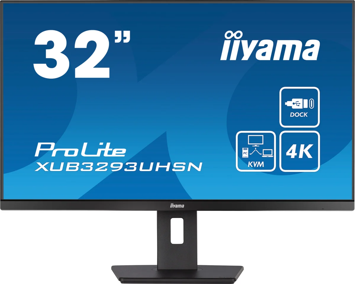 IIYAMA ProLite XUB3293UHSN-B5 31.5" IPS 4K UHD 60Hz Monitor