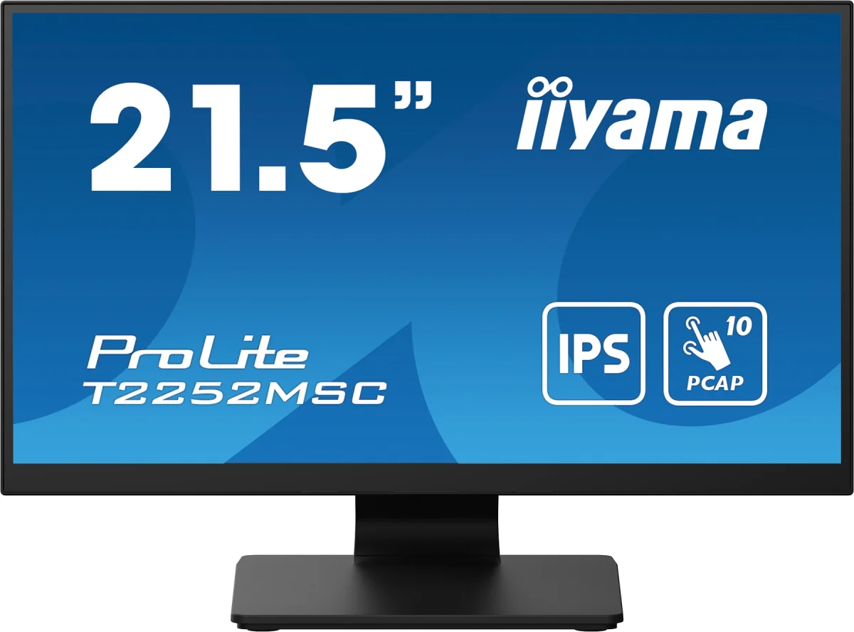 22" LCD iiyama T2252MSC-B2: IPS,FHD,10P,DP,HDMI