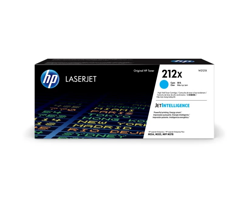 Toner HP W2121X azurový 10000 stran LaserJet 212X
