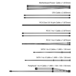 ASUS TUF Gaming/1000W/ATX 3.0/80PLUS Gold/Modular/Retail - obrázek 10