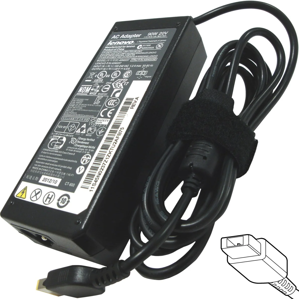 Napájecí adaptér Lenovo 90W 20V YOGA conn. originál
