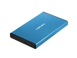 Externí box pro HDD 2,5" USB 3.0 Natec Rhino Go, modrý, hliníkové tělo - obrázek 3