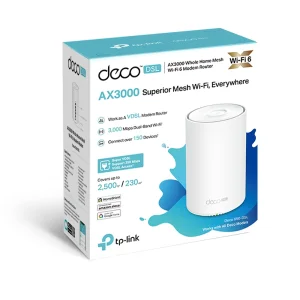 TP-link AX3000 Home mesh Wifi Deco X50-DSL(1-pack) - obrázek 2