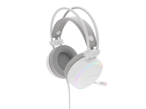 Herní sluchátka s mikrofonem Genesis NEON 613 G2/Jack/Stand/bílá - obrázek 6
