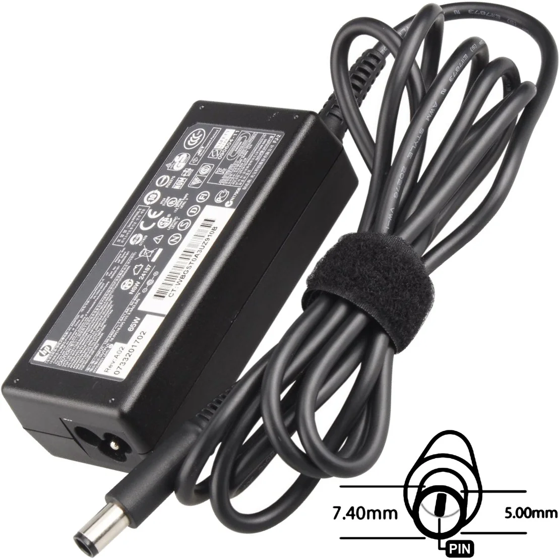 Napájecí adaptér 65W 18,5V 7.4x5.0 HP originál