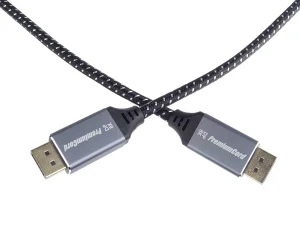 PremiumCord DisplayPort 1.4 přípojný kabel, kovové a zlacené konektory, 1m - obrázek 8
