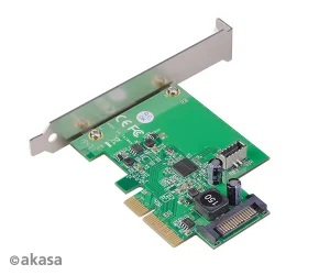 AKASA PCIe karta USB 3.2 Gen 2 interní konektor - obrázek 4