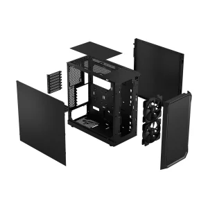 Fractal Design Focus 2 Black Solid/Midi Tower/Černá - obrázek 10