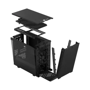 Fractal Design Define 7 Nano Black TG Light Tint/Mini ITX/Transpar./Černá - obrázek 5