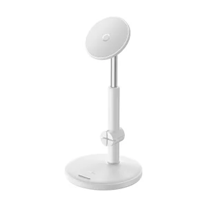 Baseus Otočný držák MagPro Desktop Phone Stand bílý - obrázek 7