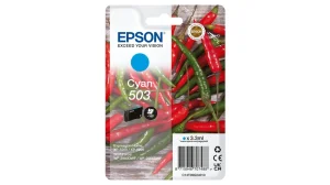 Inkoustová náplň Epson 503 azurová