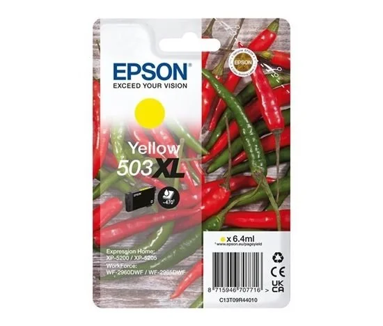 Inkoustová náplň T09R4 EPSON 503XL žlutá 6,4 ml
