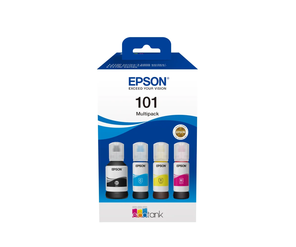 Inkoustová náplň Epson 101 T03V6 EcoTank barevná souprava
