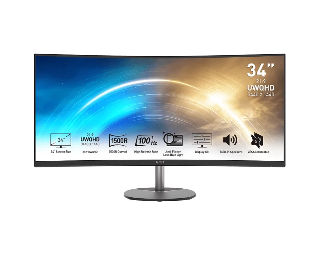 MSI PRO MP341CQ 34" VA WQHD 100Hz 1ms černý
