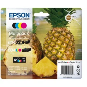 Inkoustová náplň Epson 604XL černá + azurová + purpurová + žlutá
