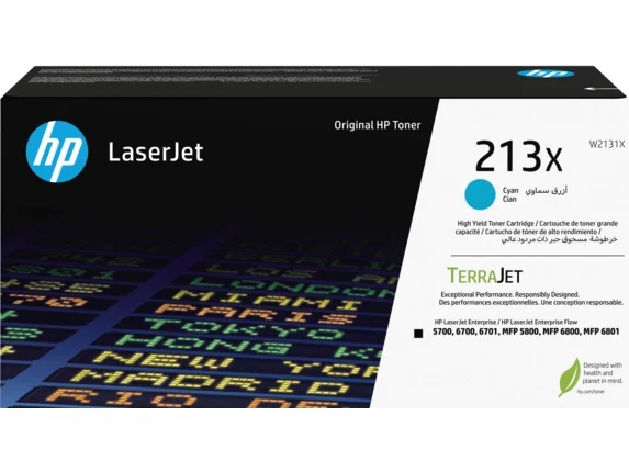 Toner HP W2131X azurový 6000 stran LaserJet 213X